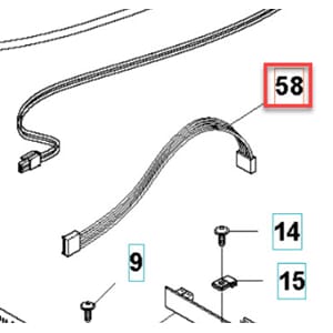 LEDNINGSNETT TIL HØYDEJUSTERINGSMOTOR