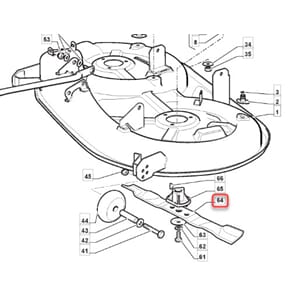 MULCHING BLADE TIL 98CM AGGREGAT